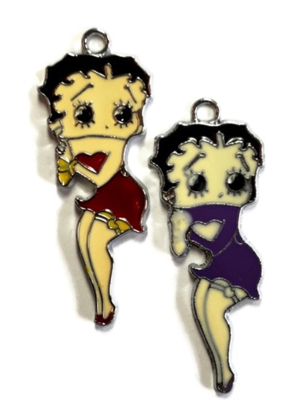 🔥Clearance Enamel Betty Boop Pendant Charms 43mm (2)